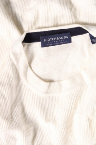 Ανδρικό πουλόβερ Scotch & Soda, Μέγεθος L, Χρώμα Εκρού, Τιμή 63,99 €