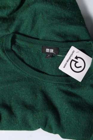 Męski sweter Uniqlo, Rozmiar M, Kolor Zielony, Cena 112,36 zł