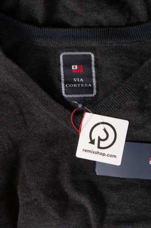 Herrenpullover Via Cortesa, Größe 3XL, Farbe Grau, Preis 16,49 €