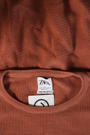 Herrenpullover Zara, Größe L, Farbe Braun, Preis 16,37 €