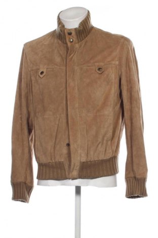 Herren Lederjacke Cerruti 1881, Größe L, Farbe Beige, Preis 234,49 €