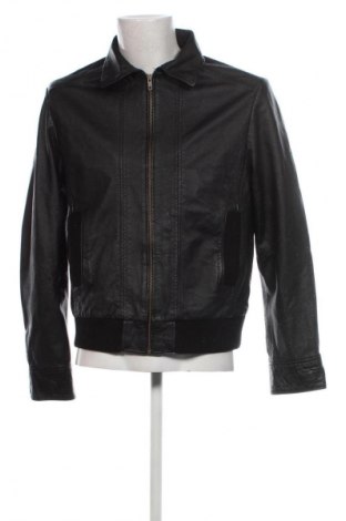 Herren Lederjacke H&M, Größe L, Farbe Schwarz, Preis 41,49 €