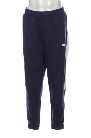 Pantaloni trening de bărbați PUMA, Mărime XXL, Culoare Albastru, Preț 157,99 Lei