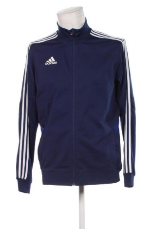 Herren Sportoberteil Adidas, Größe M, Farbe Blau, Preis 33,99 €