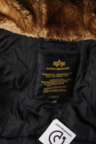 Ανδρικό μπουφάν Alpha Industries, Μέγεθος L, Χρώμα Μαύρο, Τιμή 46,99 €