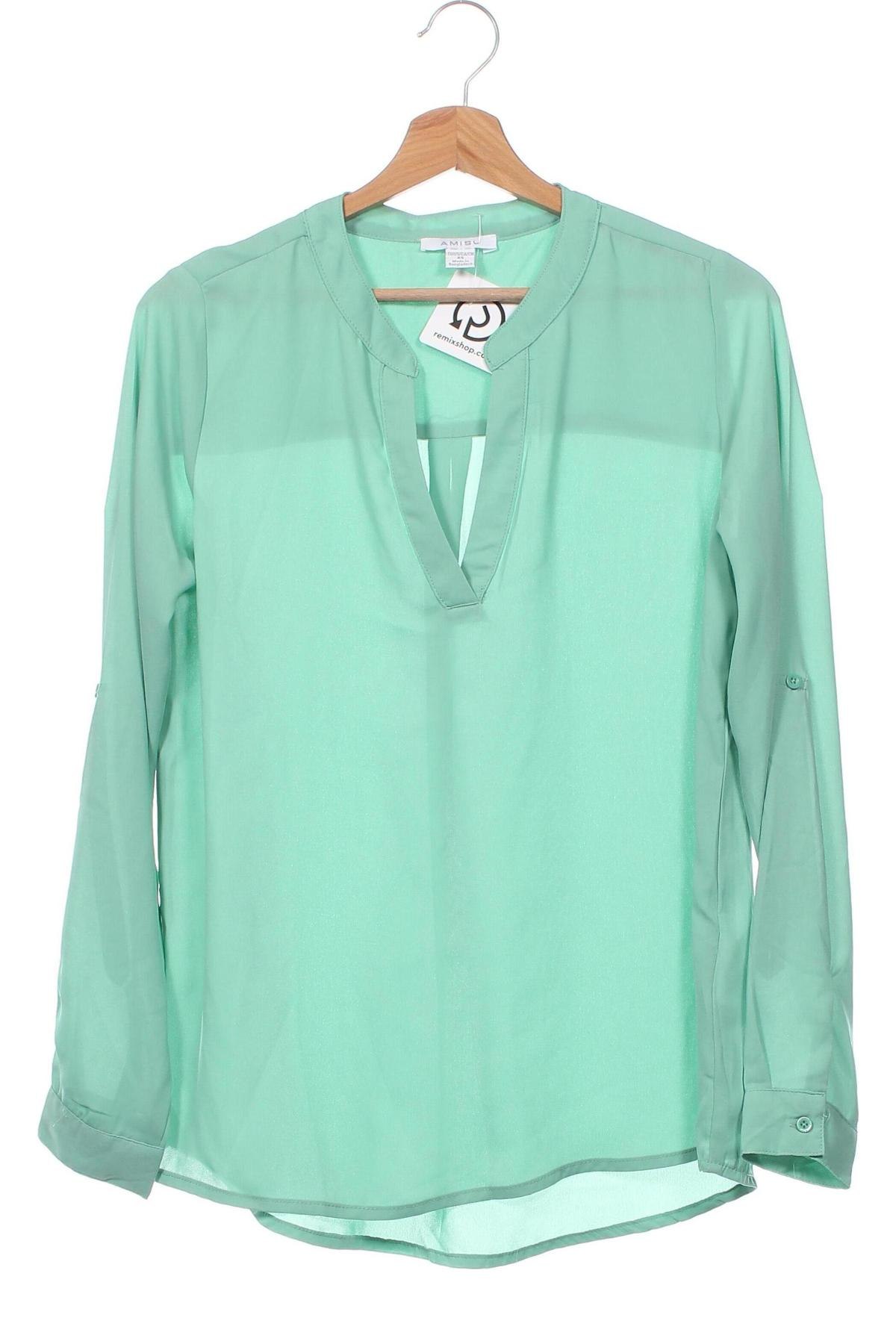 Damen Shirt Amisu, Größe XS, Farbe Grün, Preis 9,72 €