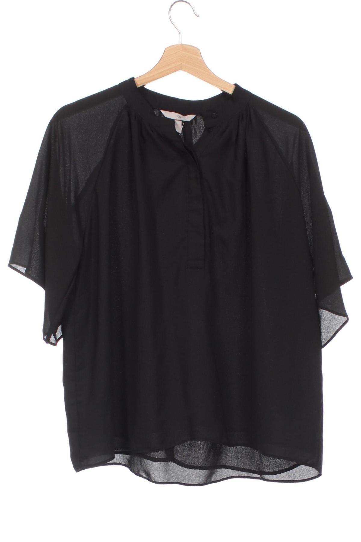 Damen Shirt H&M, Größe XS, Farbe Schwarz, Preis € 9,72