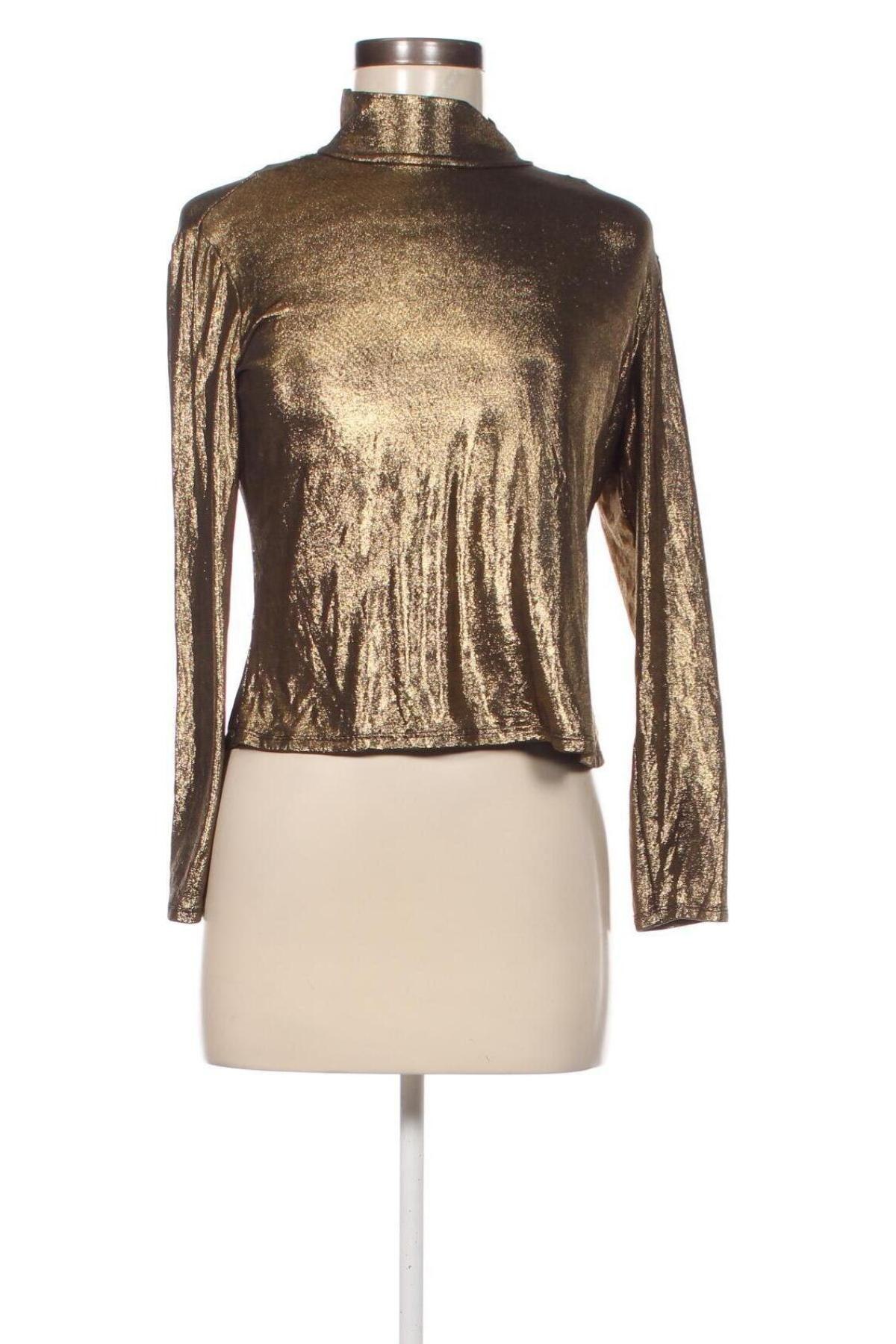 Damen Shirt Monki, Größe M, Farbe Golden, Preis 9,49 €