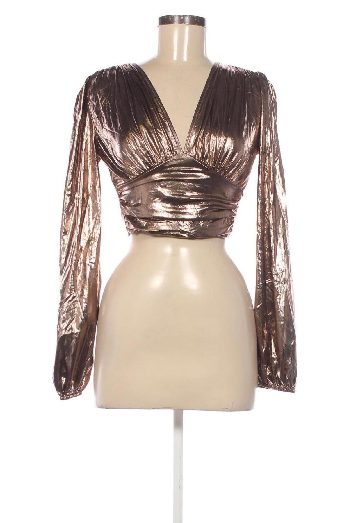 Damen Shirt SHEIN, Größe S, Farbe Golden, Preis € 5,99