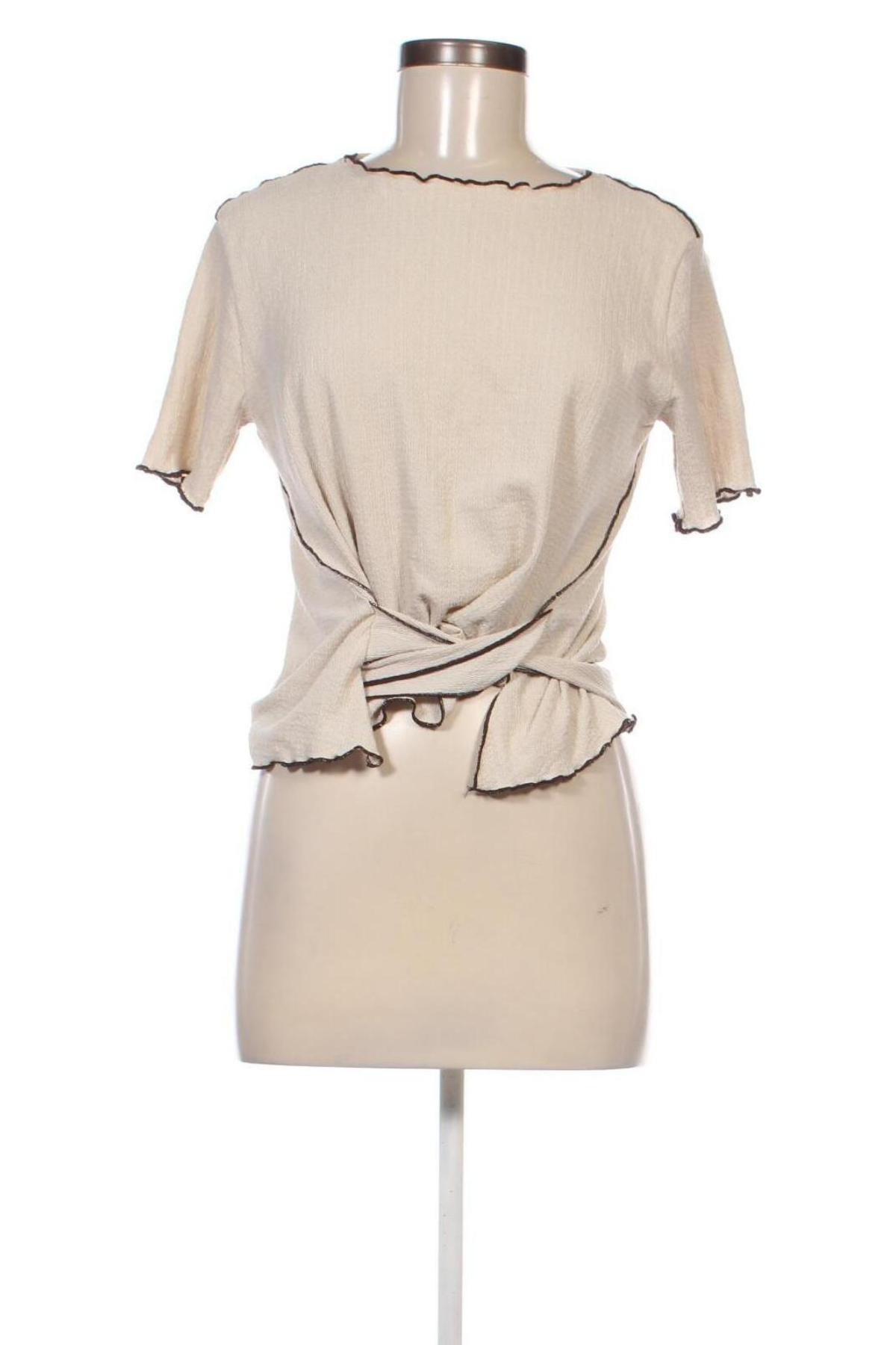 Damen Shirt Zara, Größe L, Farbe Beige, Preis € 10,24