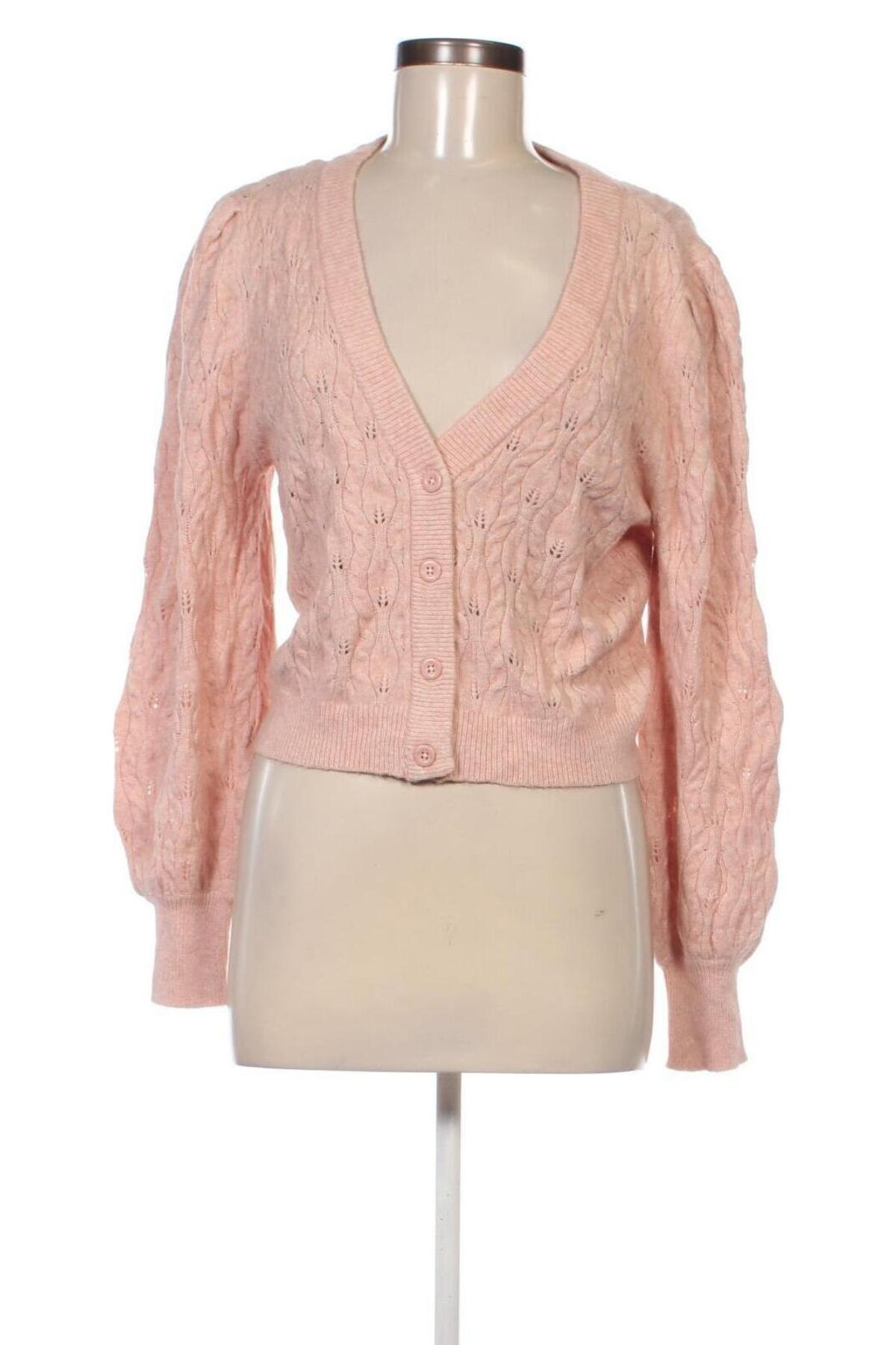 Damen Strickjacke, Größe M, Farbe Rosa, Preis 8,49 €