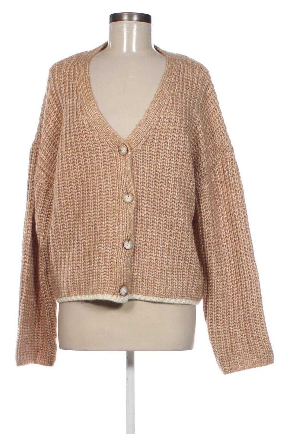 Damen Strickjacke, Größe M, Farbe Beige, Preis 20,49 €