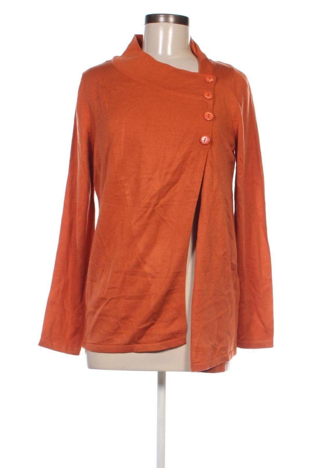 Damen Strickjacke, Größe S, Farbe Orange, Preis 7,49 €