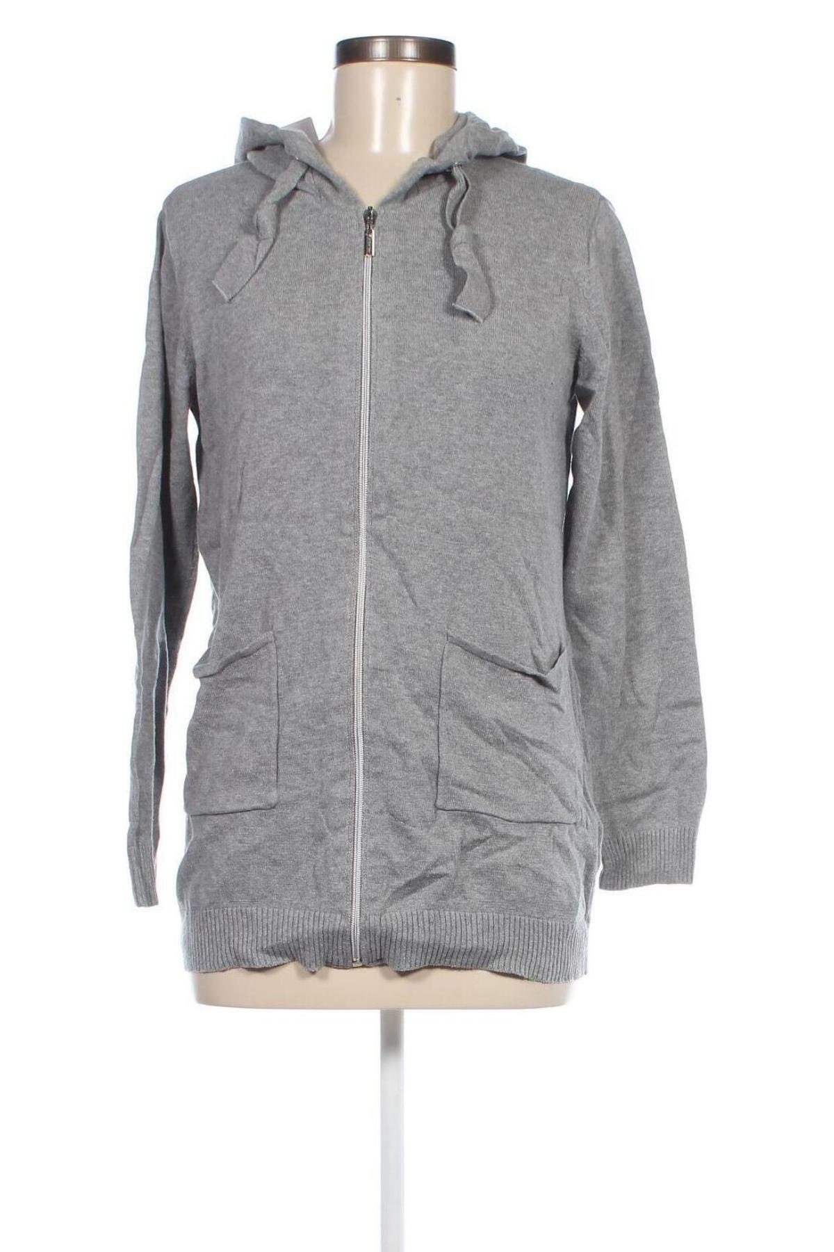 Damen Strickjacke, Größe M, Farbe Grau, Preis 12,49 €