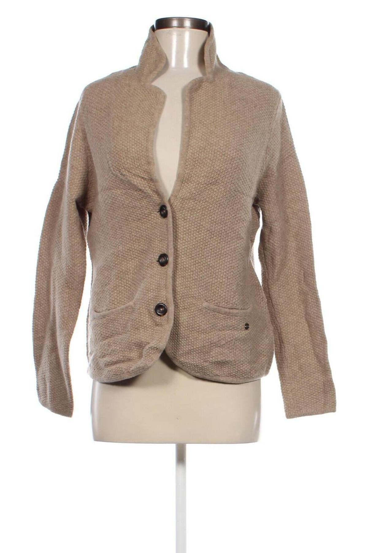 Damen Strickjacke Brax, Größe M, Farbe Beige, Preis 28,49 €