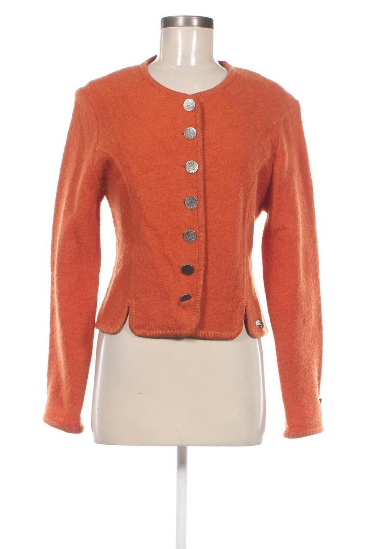 Damen Strickjacke C&A, Größe S, Farbe Orange, Preis 20,49 €