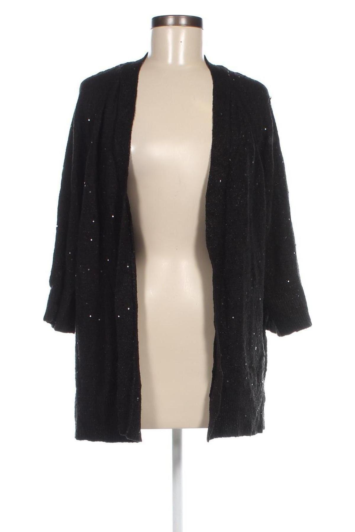 Cardigan de damă Canda, Mărime S, Culoare Negru, Preț 203,99 Lei