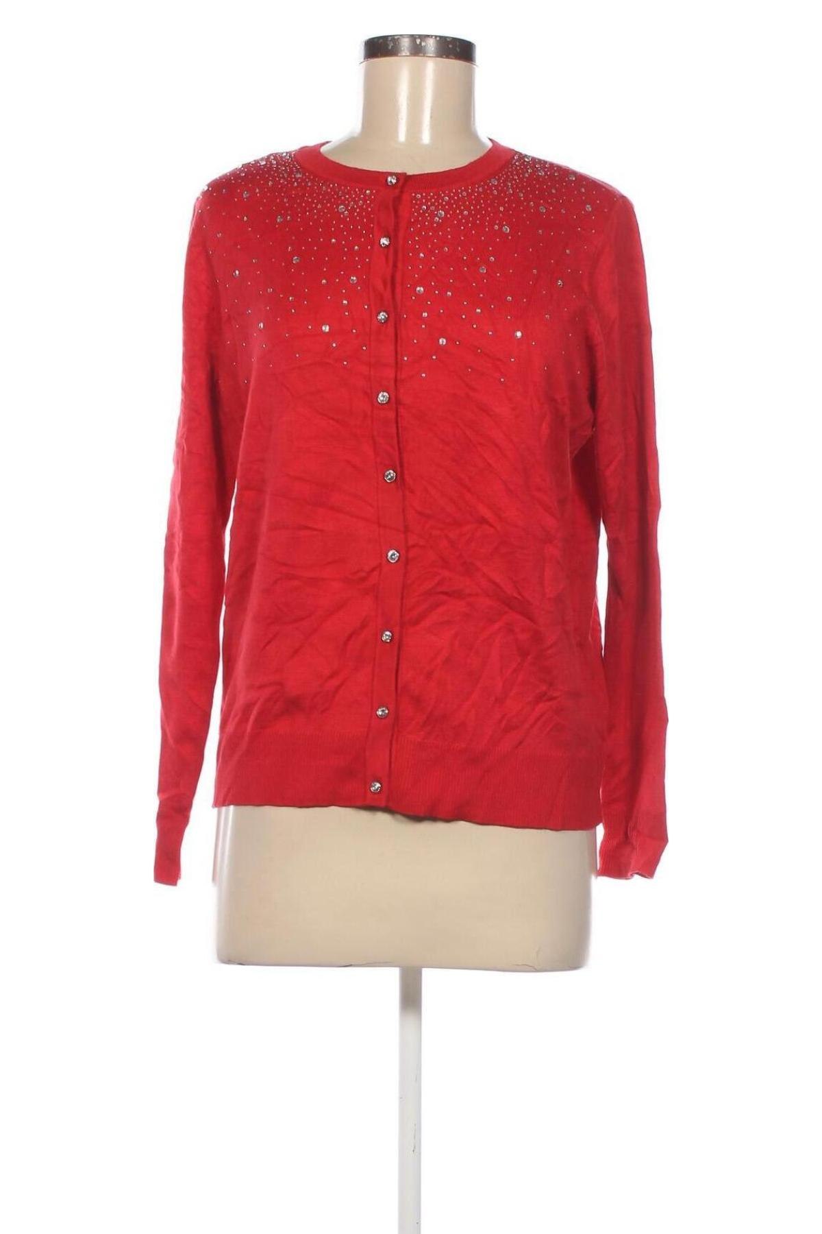 Damen Strickjacke Collection, Größe M, Farbe Rot, Preis € 20,49