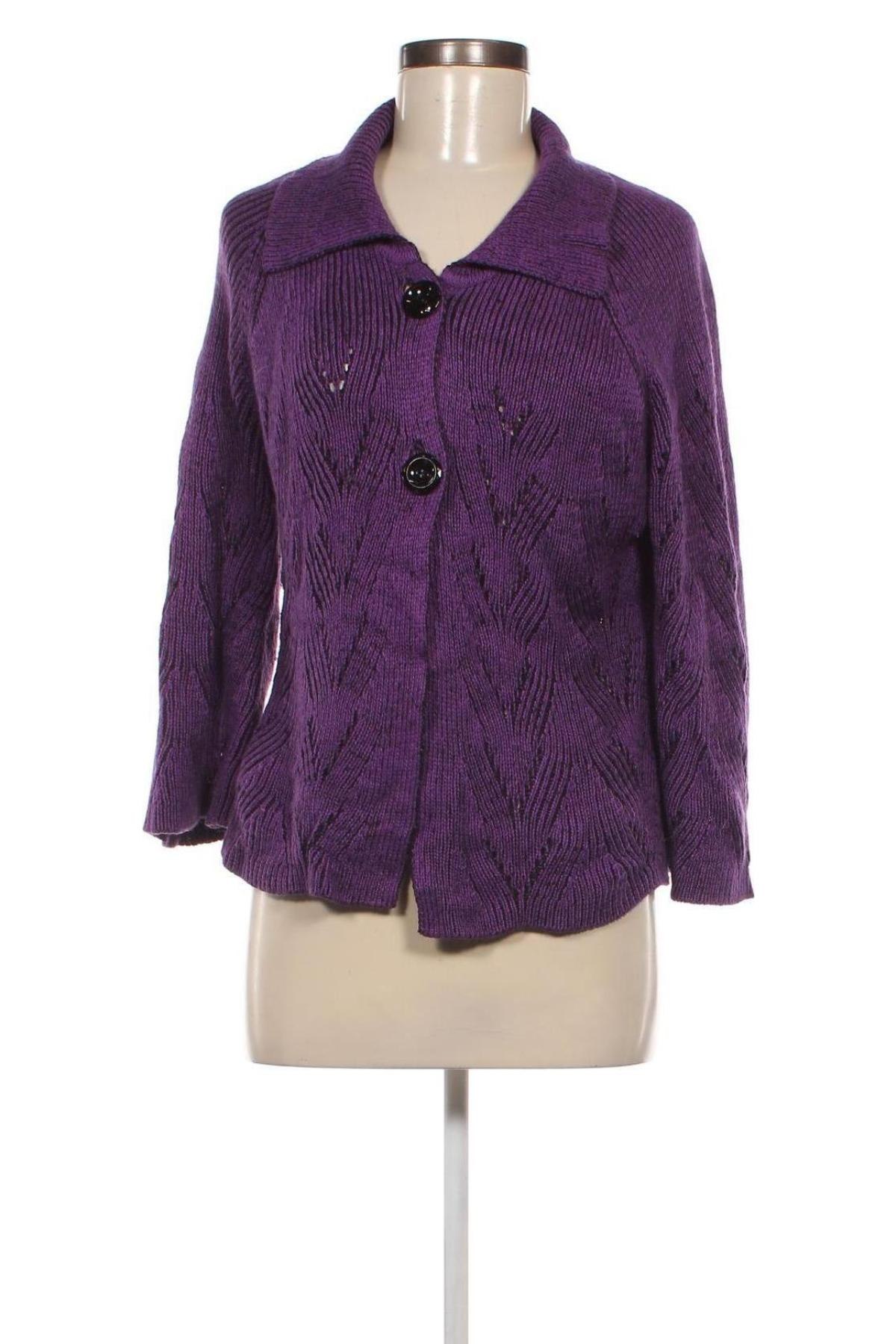 Damen Strickjacke Gerry Weber, Größe L, Farbe Lila, Preis 43,49 €