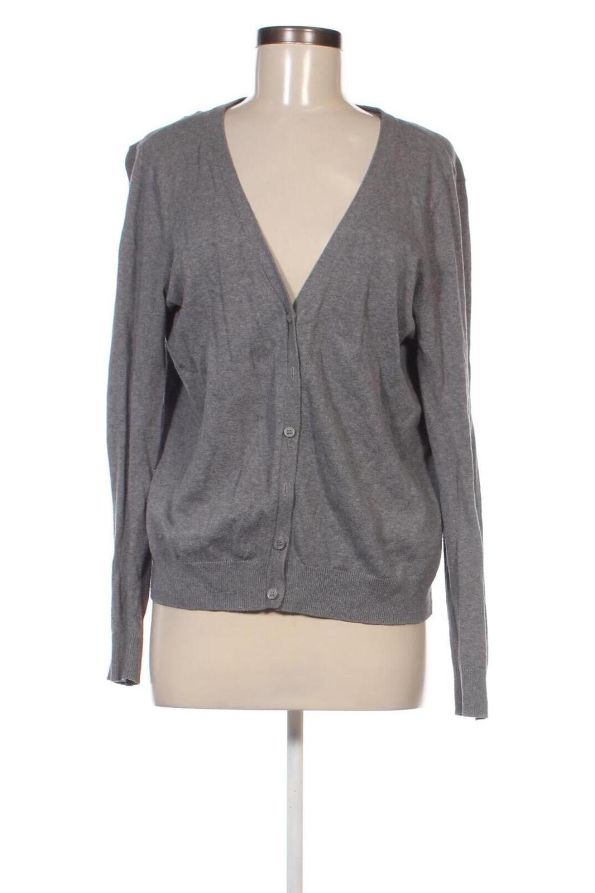 Cardigan de damă H&M, Mărime L, Culoare Gri, Preț 73,98 Lei