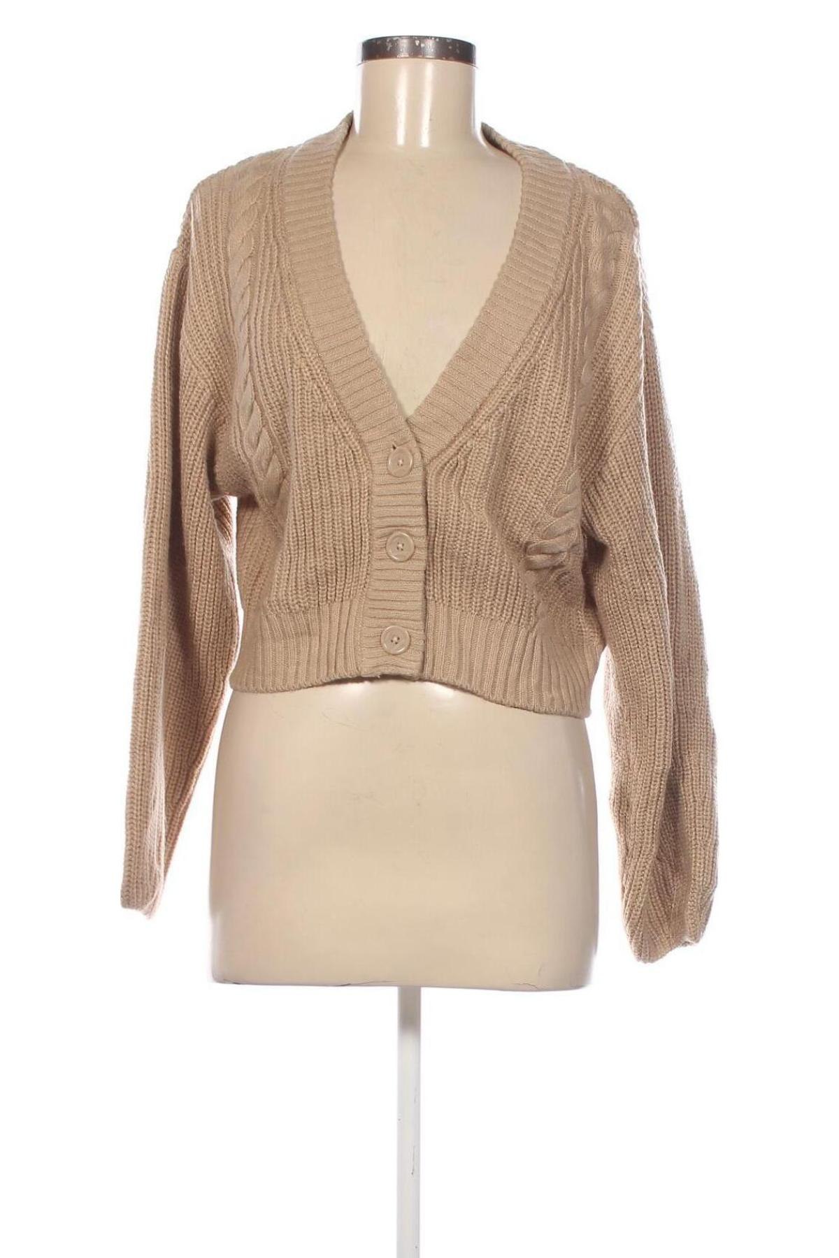 Damen Strickjacke H&M Divided, Größe S, Farbe Beige, Preis € 12,49