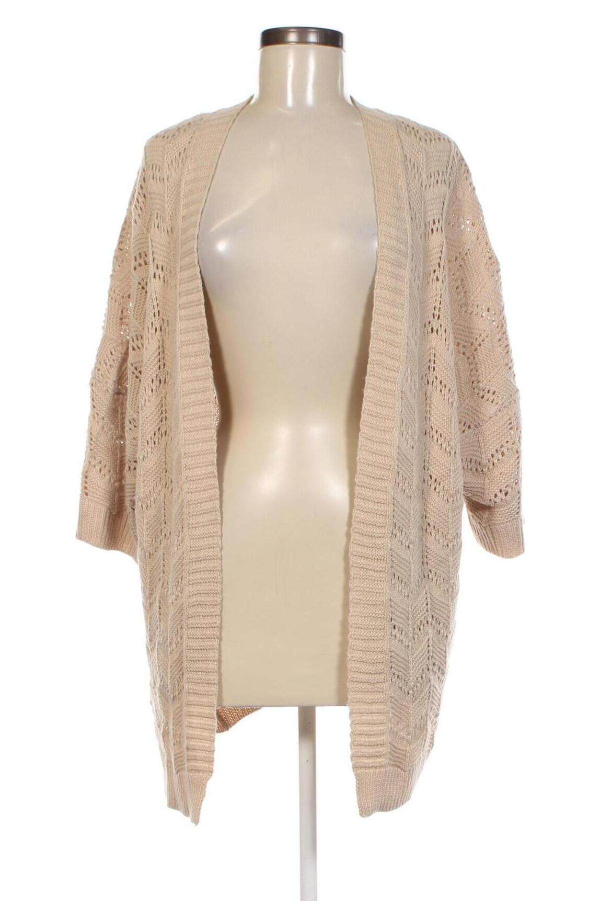 Damen Strickjacke Janina, Größe XL, Farbe Beige, Preis € 20,49