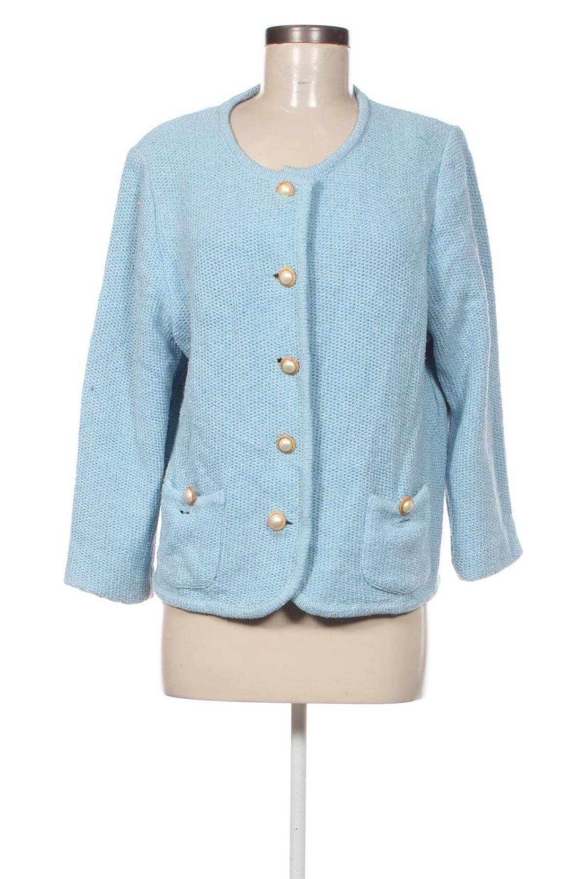 Cardigan de damă Lucia, Mărime L, Culoare Albastru, Preț 134,99 Lei