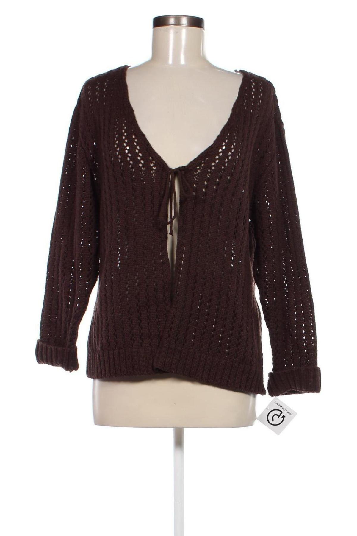 Cardigan de damă Michele Boyard, Mărime L, Culoare Maro, Preț 95,99 Lei