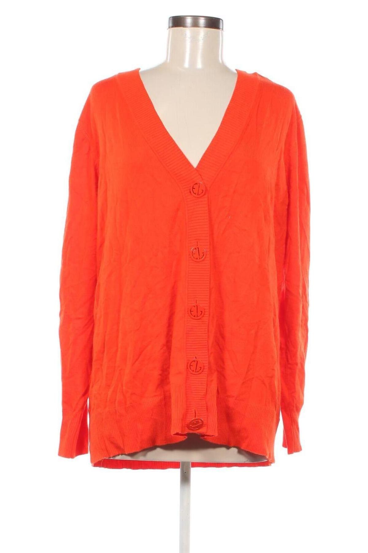 Damen Strickjacke Minx by Eva Lutz, Größe L, Farbe Orange, Preis € 20,49