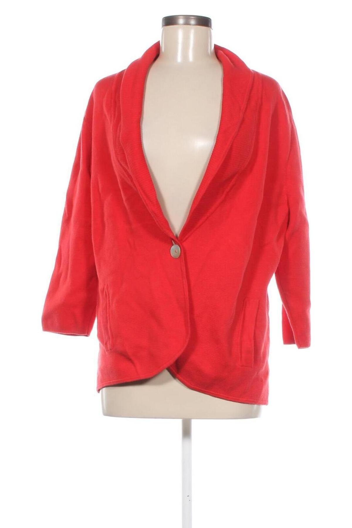 Damen Strickjacke Peter Hahn, Größe XL, Farbe Rot, Preis € 43,49