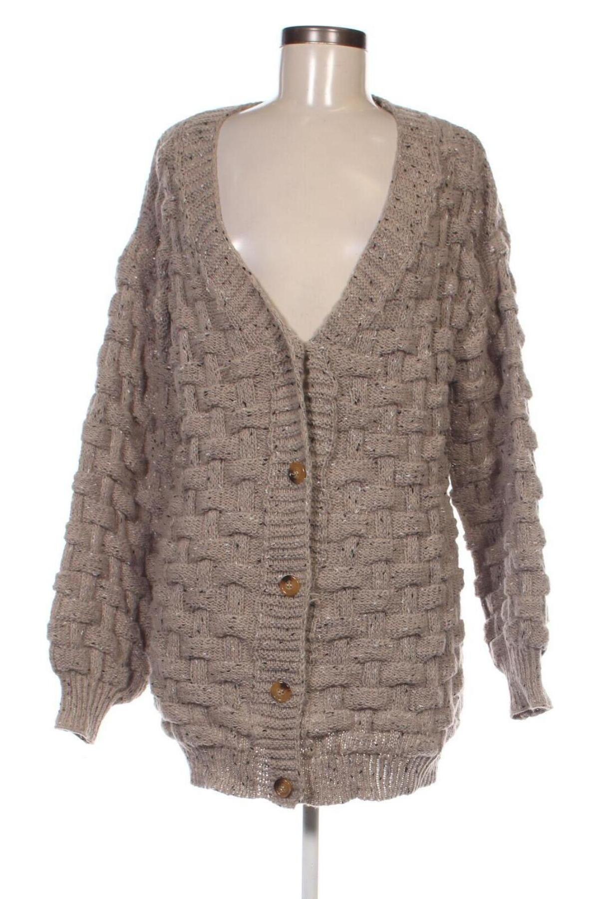 Damen Strickjacke SHEIN, Größe S, Farbe Beige, Preis € 12,49