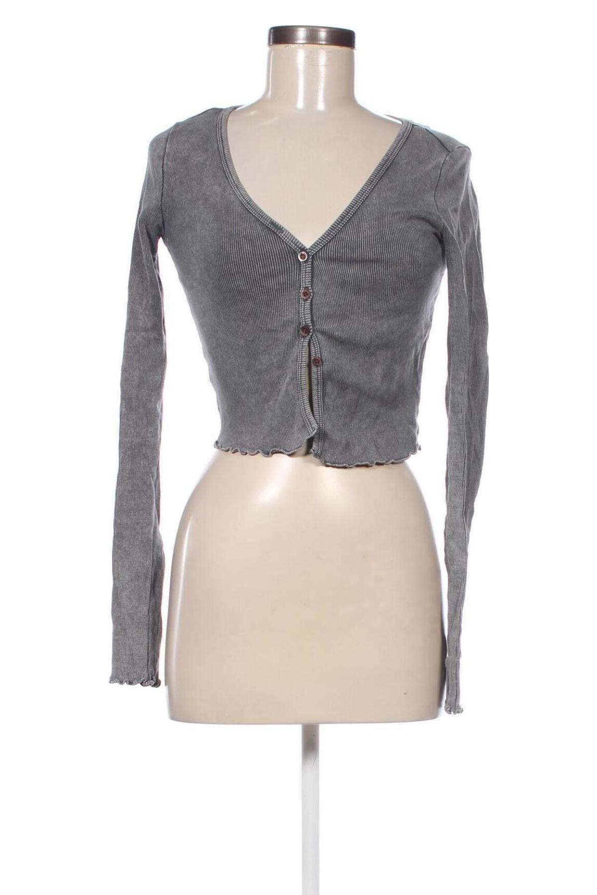 Cardigan de damă Stradivarius, Mărime S, Culoare Gri, Preț 95,99 Lei