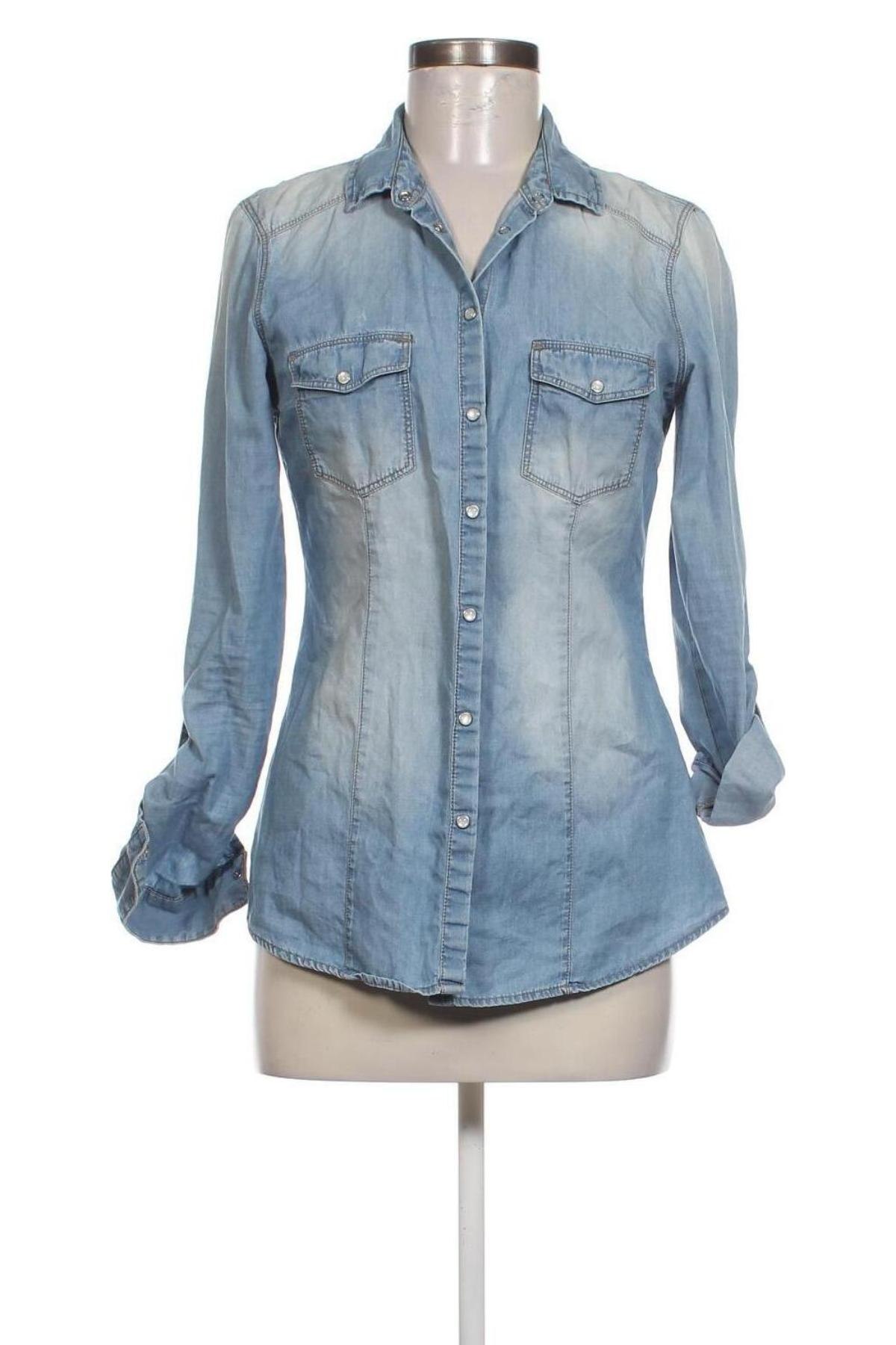 Damenbluse Stradivarius, Größe M, Farbe Blau, Preis 12,79 €