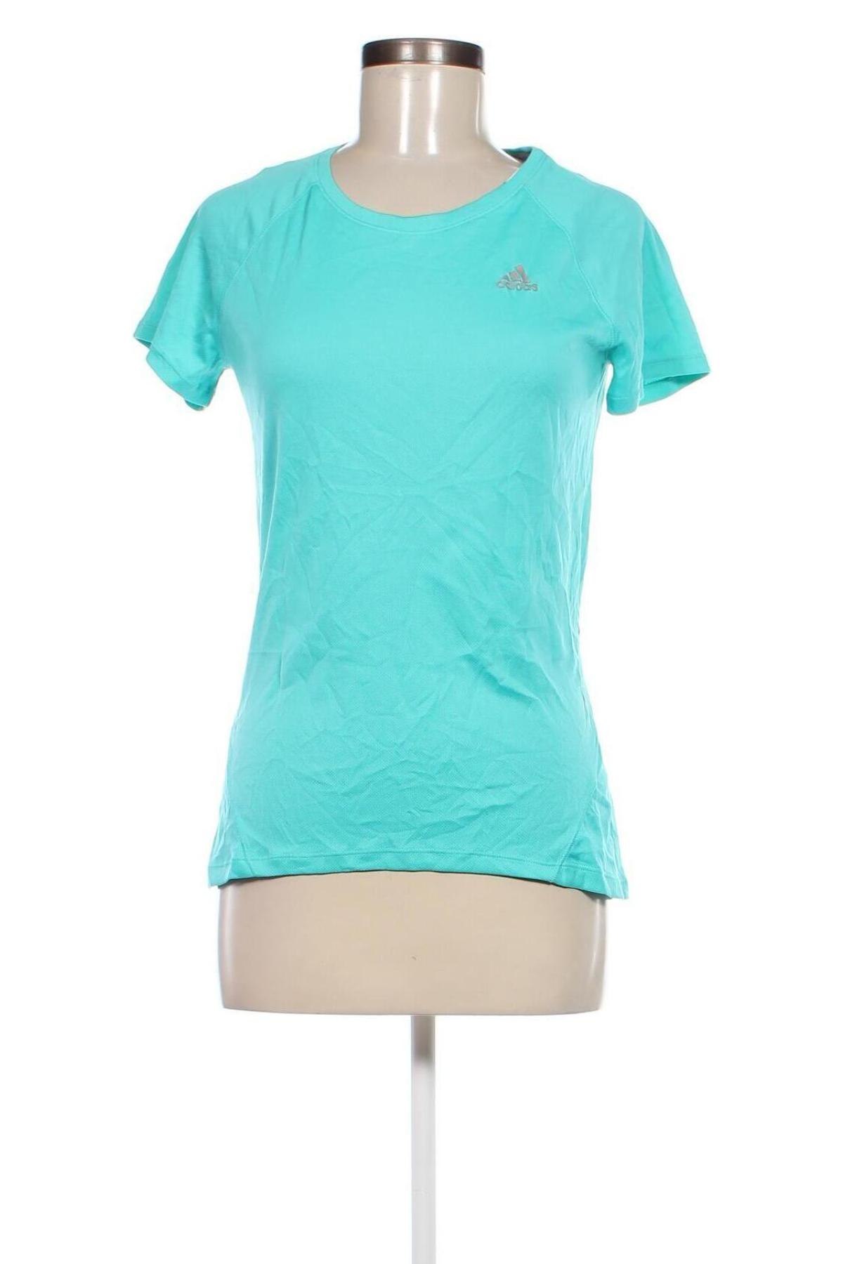 Γυναικείο t-shirt Adidas, Μέγεθος S, Χρώμα Πράσινο, Τιμή 16,49 €