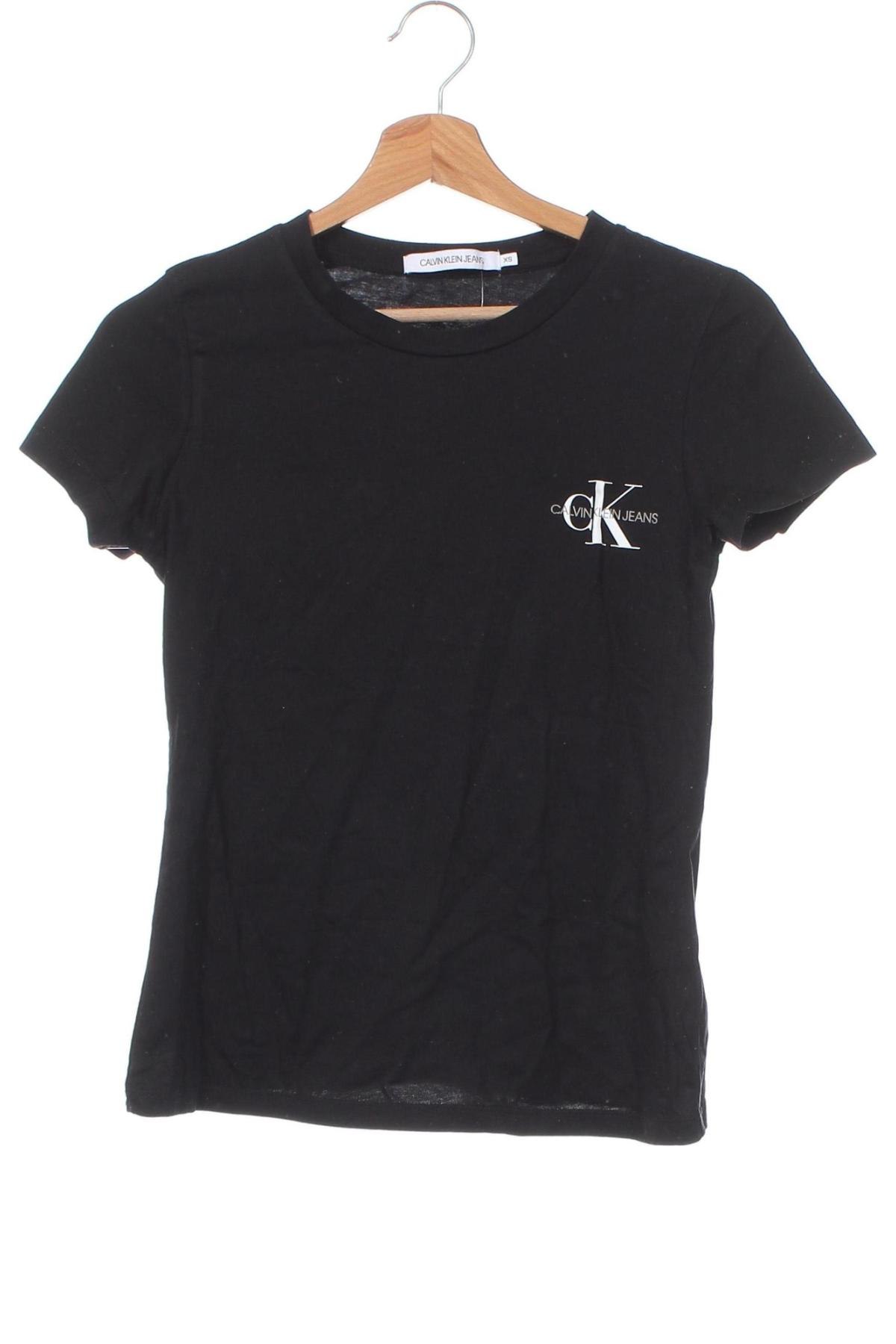 Tricou de femei Calvin Klein Jeans, Mărime XS, Culoare Negru, Preț 86,73 Lei