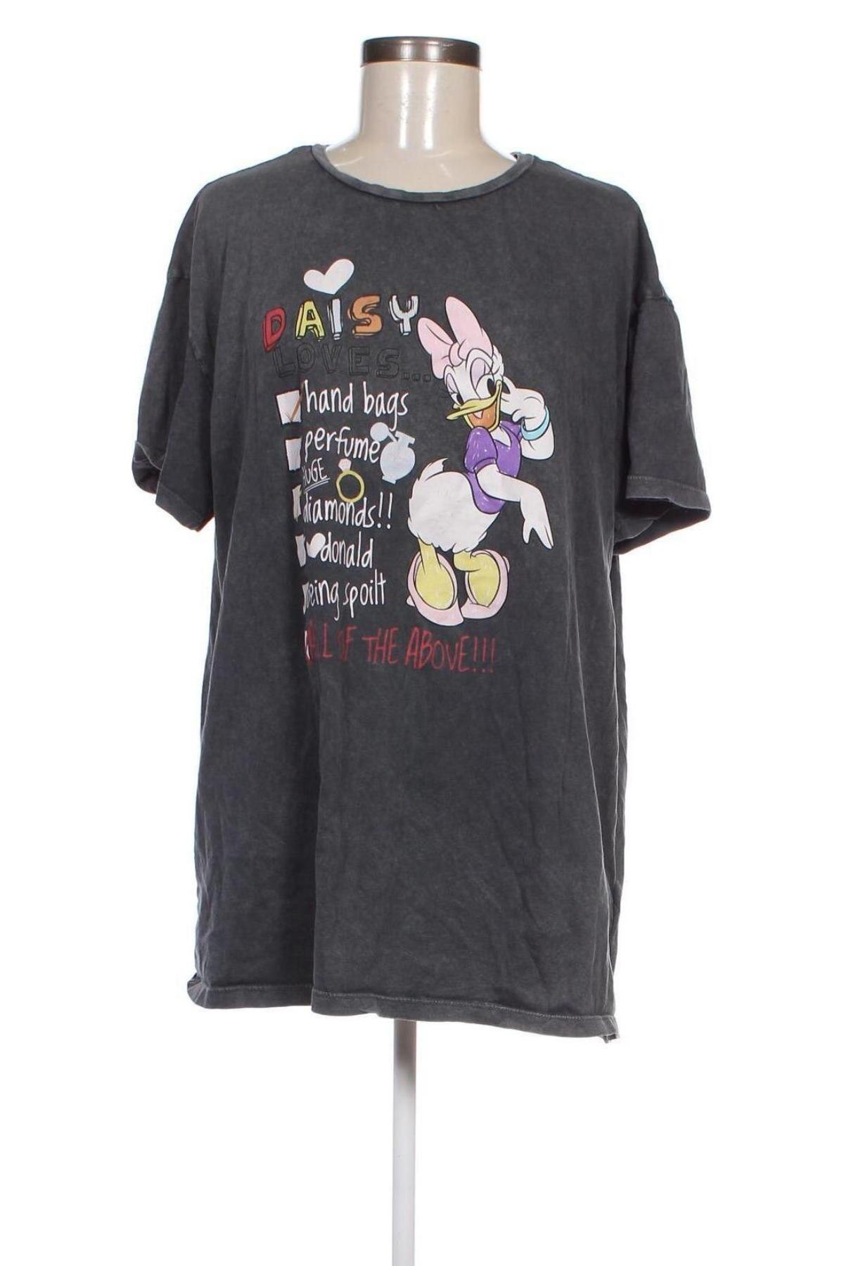 Damen T-Shirt Disney, Größe XXL, Farbe Grau, Preis 8,70 €