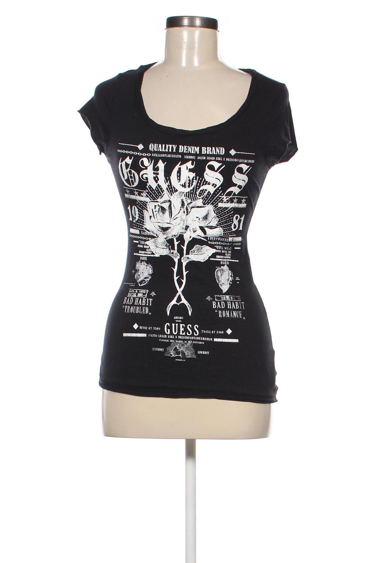 Damen T-Shirt Guess, Größe S, Farbe Schwarz, Preis € 19,95