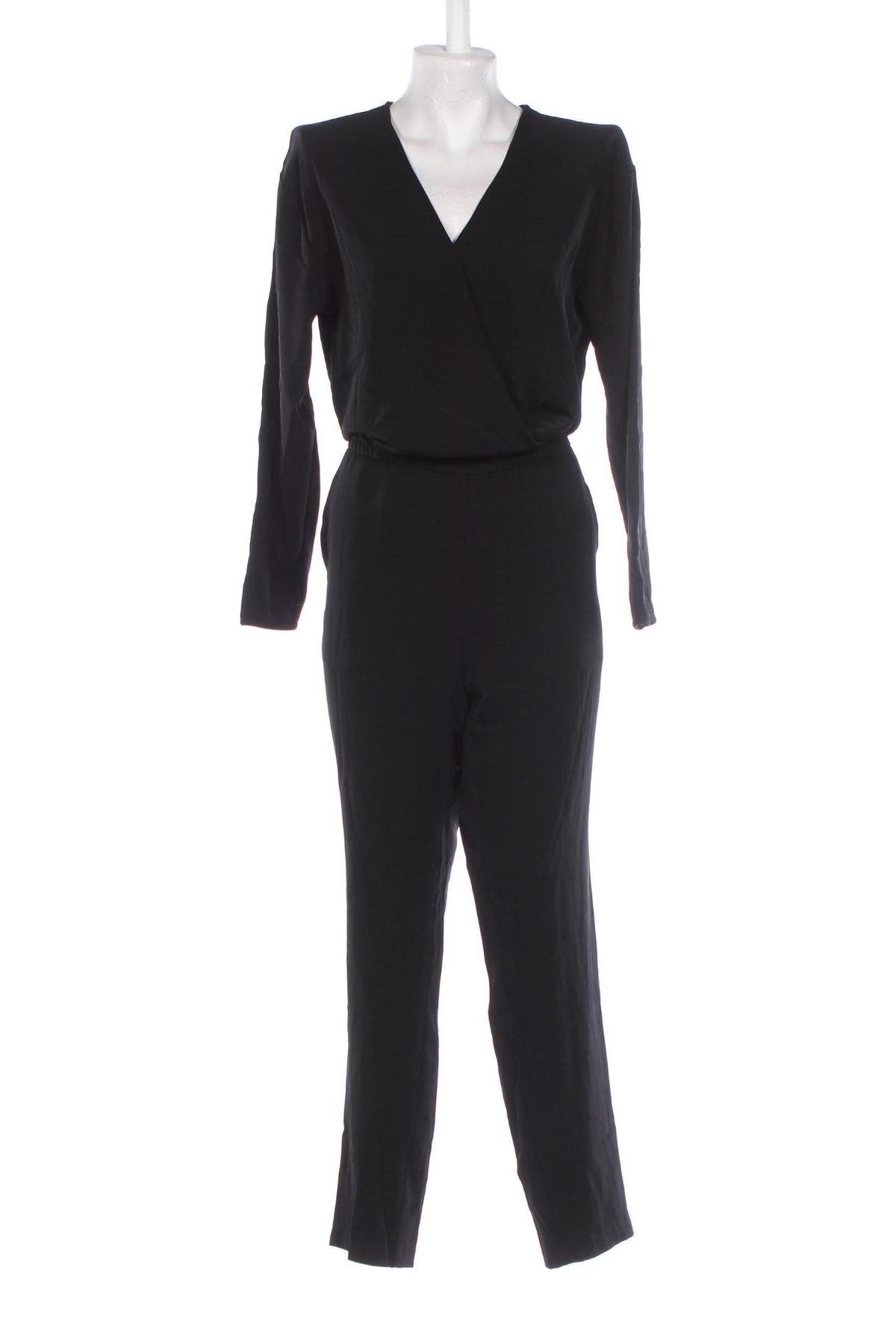 Salopetă lungă de damă H&M, Mărime M, Culoare Negru, Preț 63,99 Lei