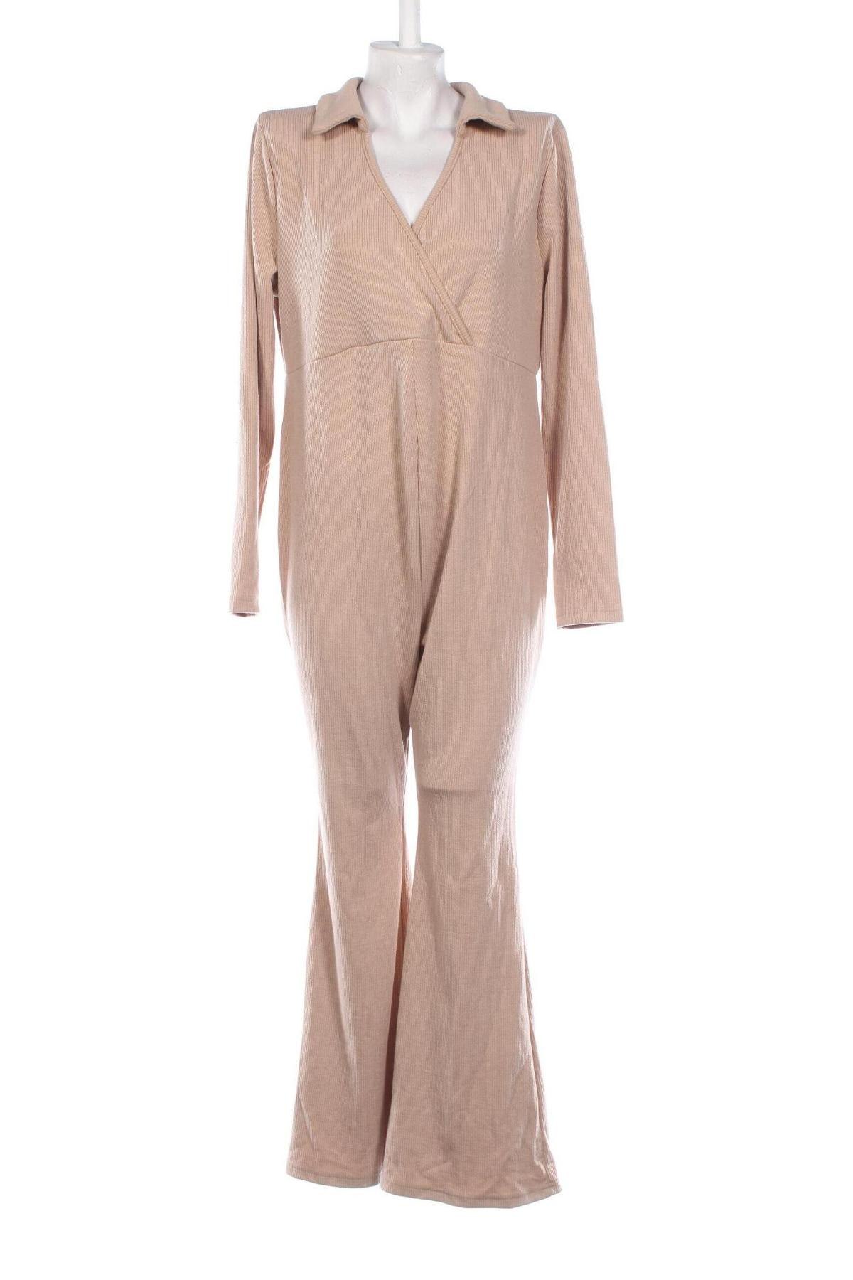 Langer Damen-Overall SHEIN, Größe XL, Farbe Beige, Preis € 17,49