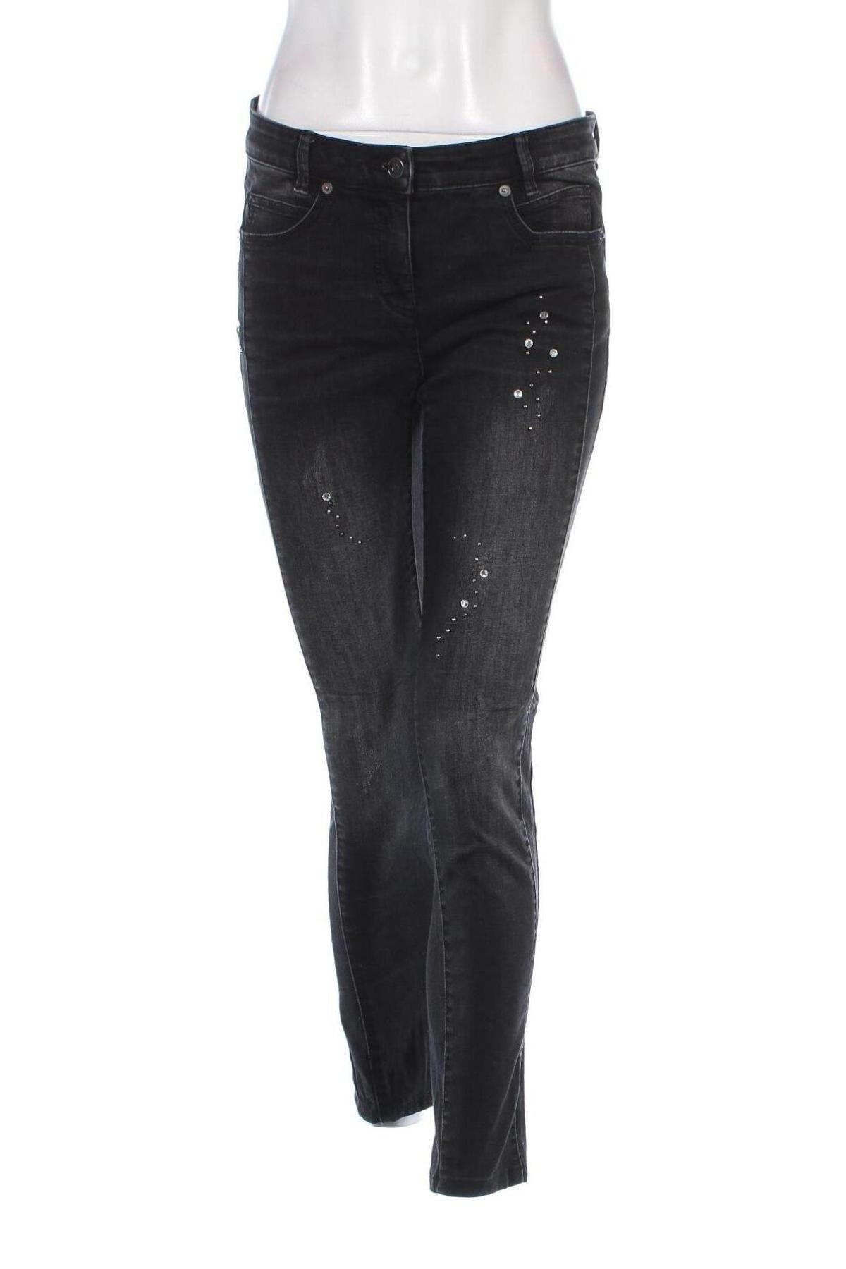 Damen Jeans Apricciani, Größe M, Farbe Schwarz, Preis 12,99 €