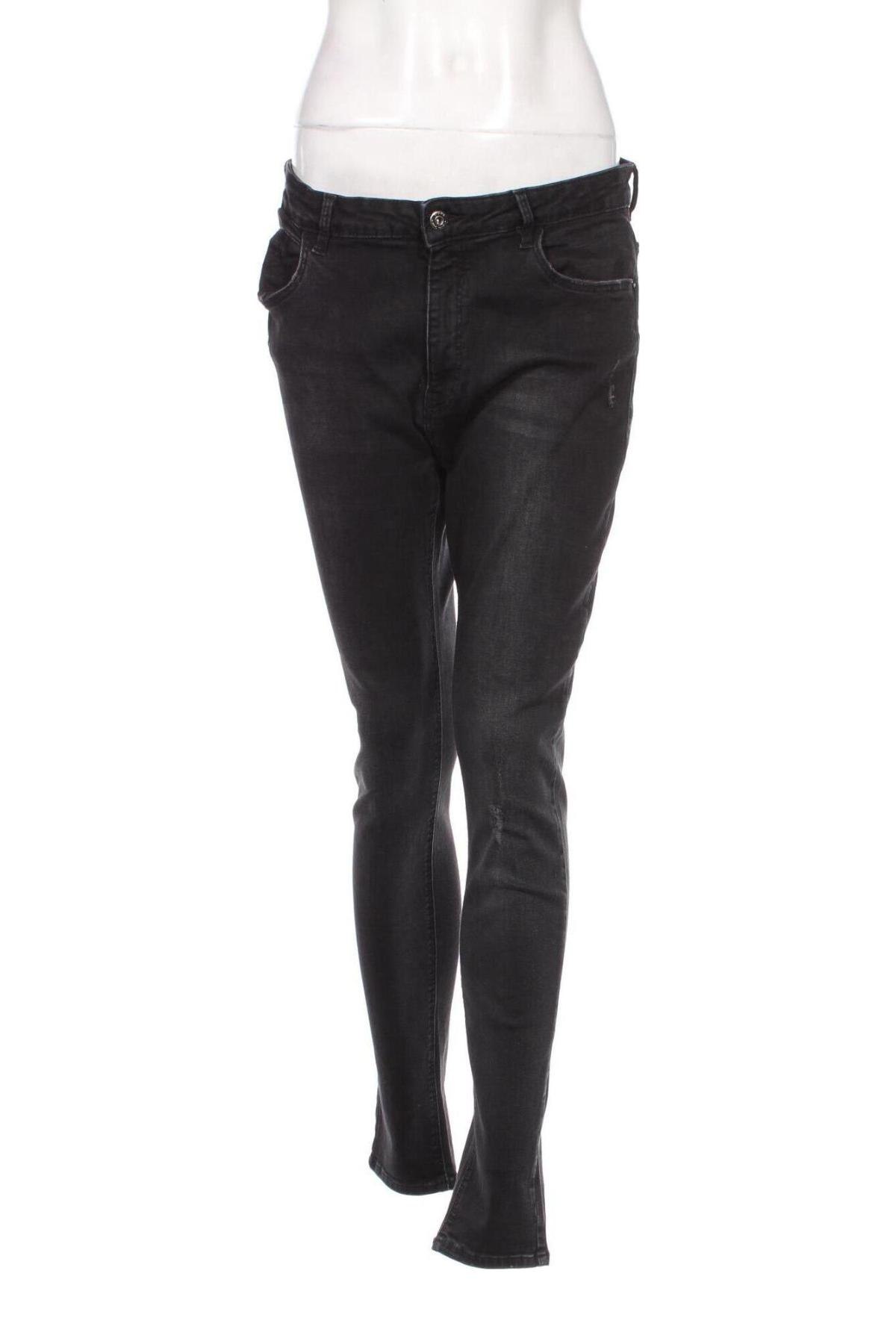 Damen Jeans Bershka, Größe XL, Farbe Schwarz, Preis 15,00 €