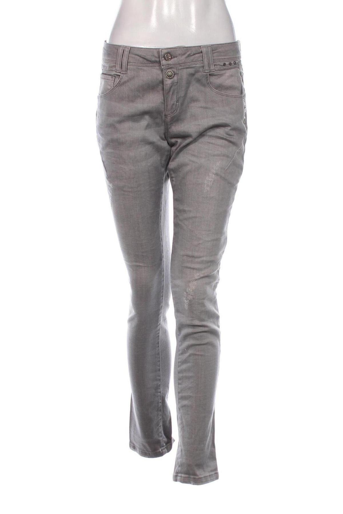 Damen Jeans Cartoon, Größe M, Farbe Grau, Preis € 10,49