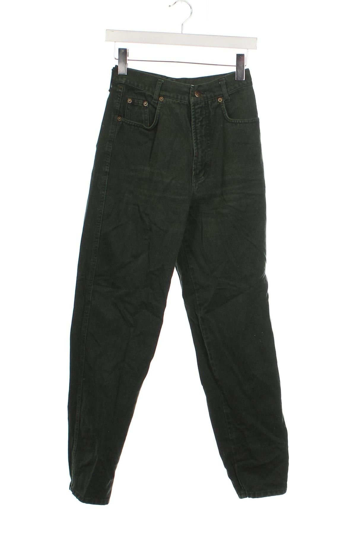 Damskie jeansy Check Up, Rozmiar XS, Kolor Zielony, Cena 131,99 zł