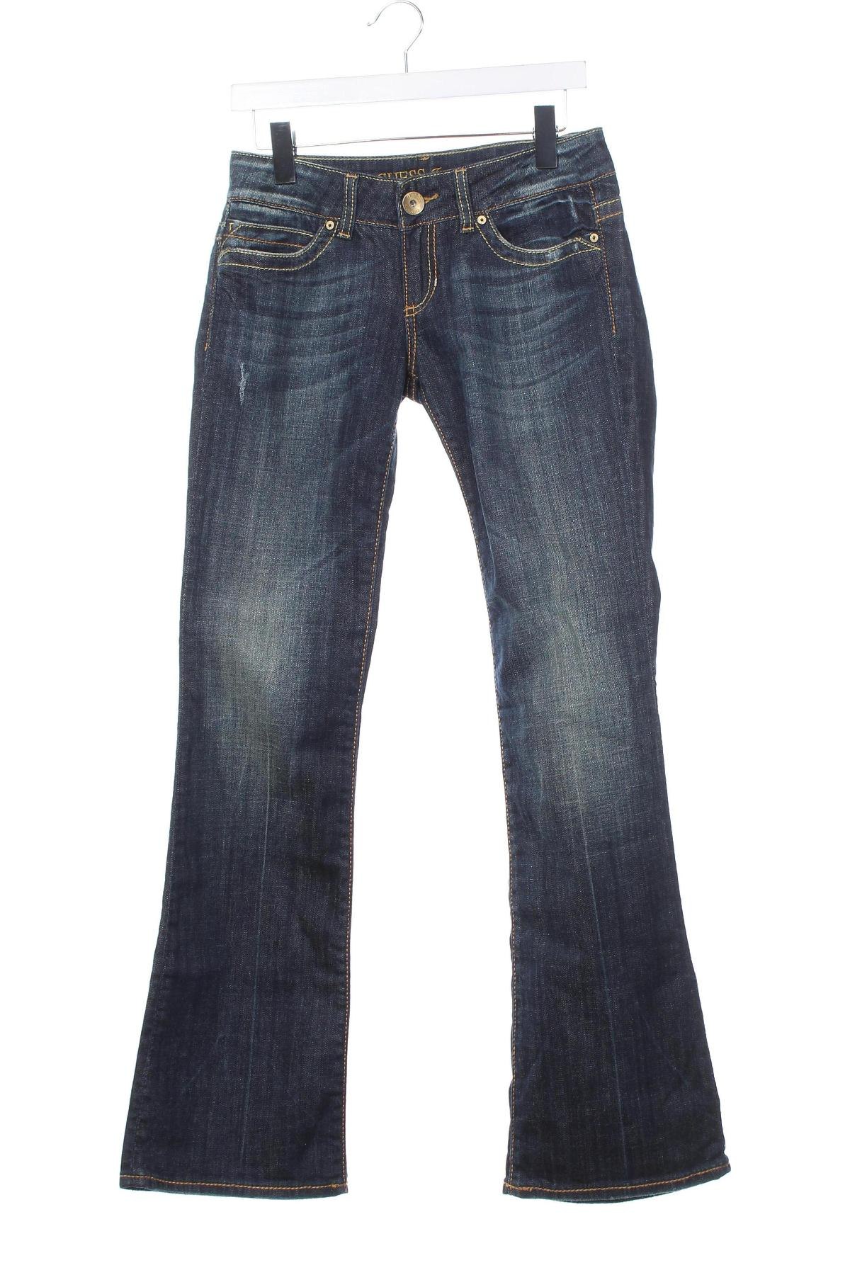 Damskie jeansy Guess, Rozmiar S, Kolor Niebieski, Cena 112,78 zł