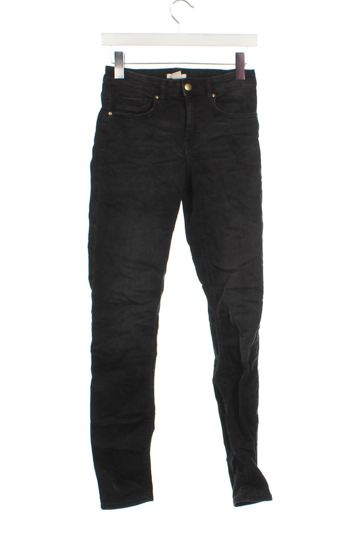 Damskie jeansy H&M, Rozmiar S, Kolor Czarny, Cena 92,99 zł