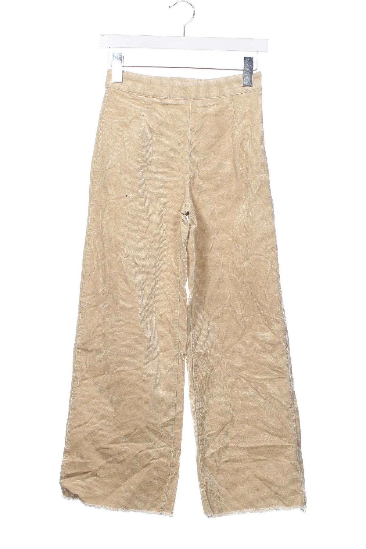 Pantaloni de velvet de femei Beginning Boutique, Mărime XS, Culoare Bej, Preț 355,99 Lei