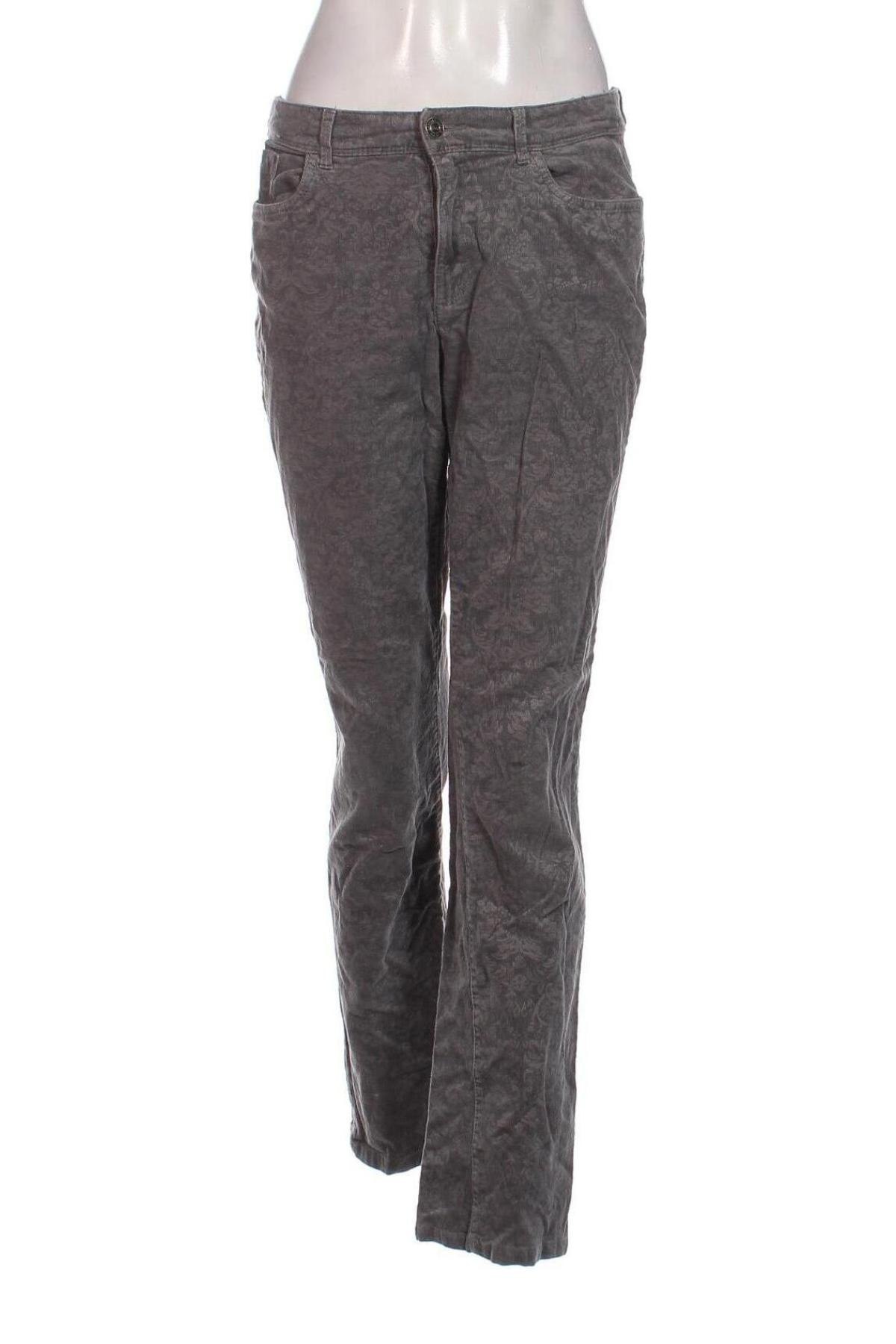 Pantaloni de velvet de femei Charles Vogele, Mărime M, Culoare Gri, Preț 33,99 Lei