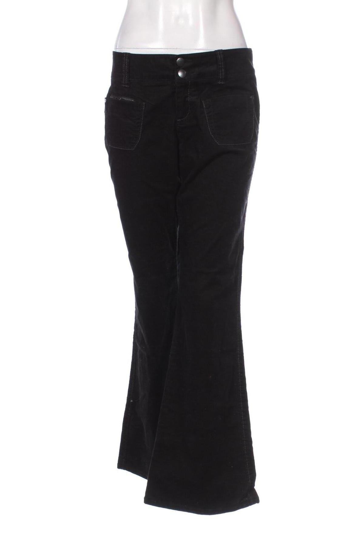 Pantaloni de velvet de femei Esprit, Mărime M, Culoare Negru, Preț 157,99 Lei