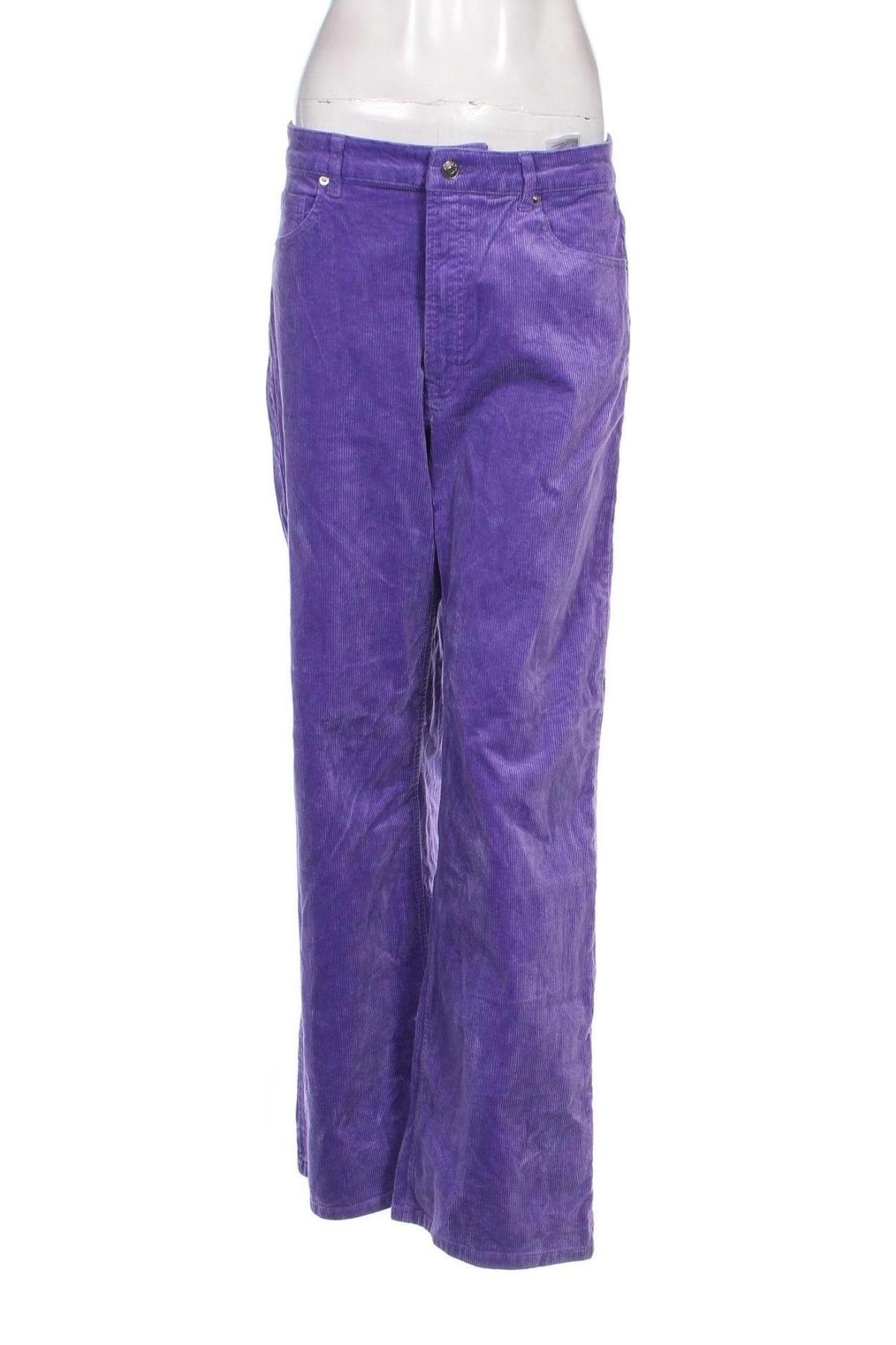 Damen Cordhose H&M, Größe XL, Farbe Lila, Preis € 20,49