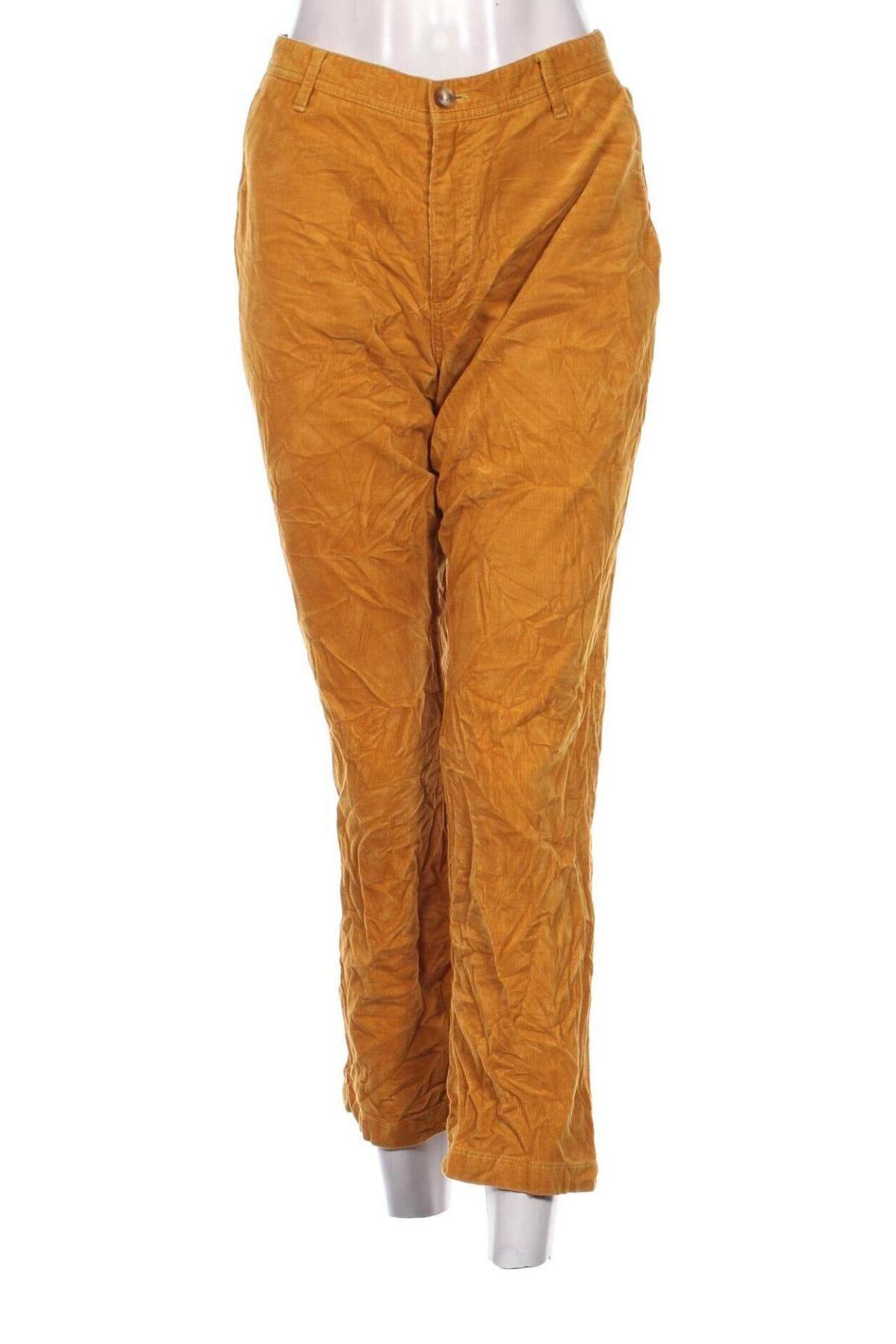 Pantaloni de velvet de femei Perry Ellis, Mărime XL, Culoare Portocaliu, Preț 157,99 Lei